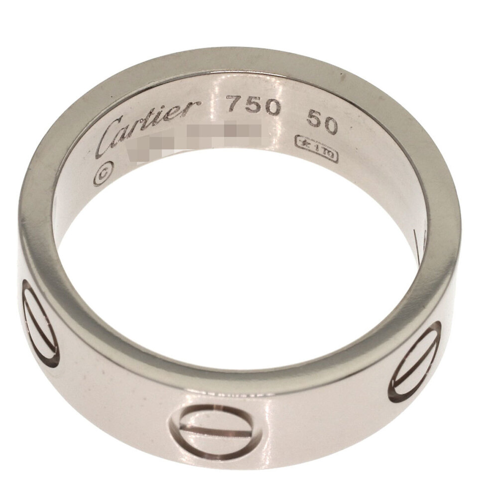 Cartier Love Ring #50, 18K White Gold, Women's Ring, CARTIER - Picture 4 of 8
